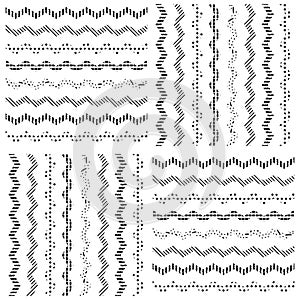 seamless zigzag pattern with texture