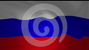 Seamlessly Looping flag for Rusia