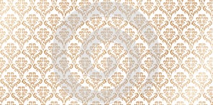 seamlessly patterns golden damask wallpaper