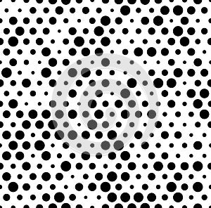 Seamlessly repeatable pattern with random, irregular dots, circl photo