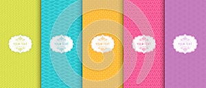 Seamlessly retro patterns