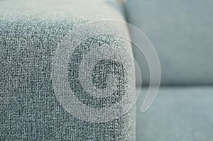 Seams on the sofa close-up. Technology Concept. Exhibition of sofas