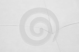 Seams on the sofa close-up. Technology Concept. Exhibition of sofas