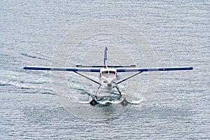 Seaplane/ Float plane motoring on water