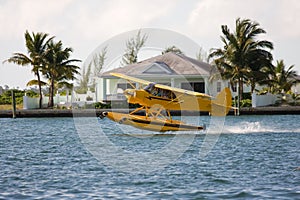 Seaplane take off