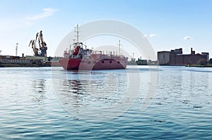 Seaport, port, marine, crane, loading terminal, loading, logistics, pier