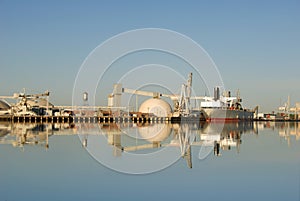 Seaport Reflection, Port of Stockton photo