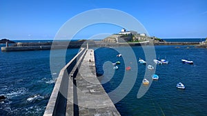 Seaport in Tapia de Casariego in Asturias