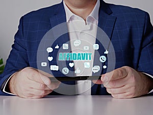 Search AFFIDAVIT button. Modern Merchant use cell technologies