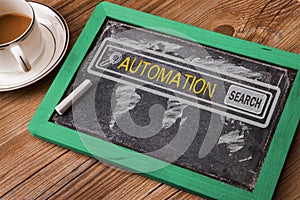 Search for automation concept