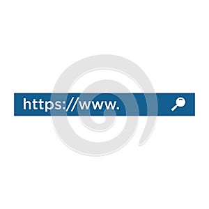 Search bar icon design template basic RGB