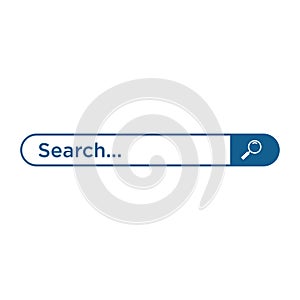 Search bar icon design template basic RGB