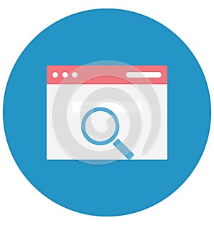 Search Bar Isolated Vector icon that can be easily edit or modified