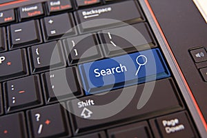 Search button on keyboard