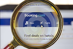 A search engine for booking hotels around the world