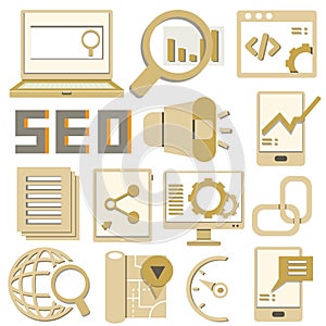 Search engine icons