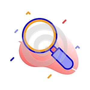 Search engine, search, magnifier, engine fully editable vector icons