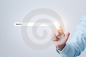 Search engine optimization browsing bar internet data information networking,