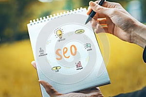 Search engine optimization concept
