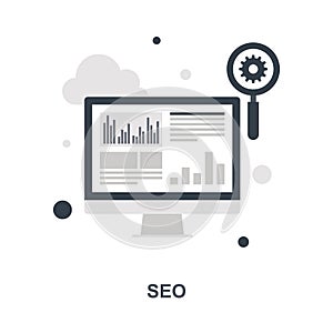 Search Engine Optimization icon concept