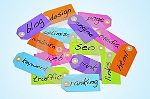 Search engine optimization and internet concepts