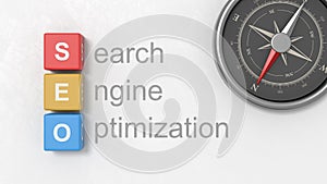 Search Engine Optimization, SEO Concept Illustration