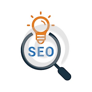 Search engine optimization, Seo outline icon. Line art vector