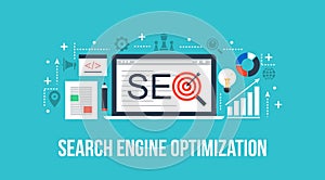 Search engine optimization - seo strategy concept.