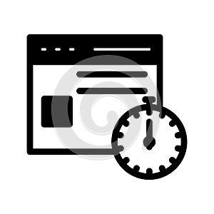 Search engine optimization Vector icon which can easily modify or edit