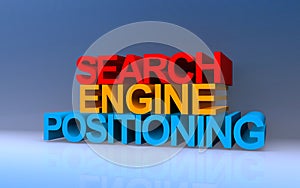 search engine positioning on blue