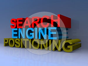 Search engine positioning illustration