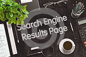 Search Engine Results Page Concept. 3D render.