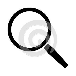 Search find lupa icon or logo illustration