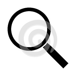 Search find lupa icon or logo illustration