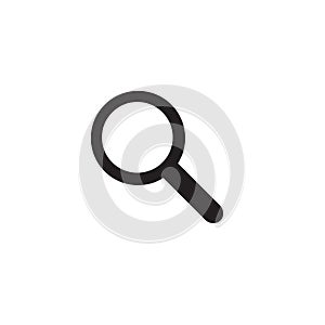 Search flat icon vector illustration