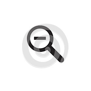 Search flat icon vector illustration