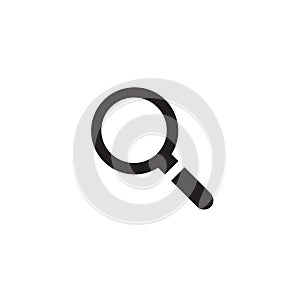 Search flat icon vector illustration