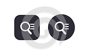 Search icon button vector illustration scalable vector design