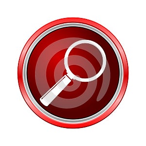 Search Icon Lupa, Internet button on white background