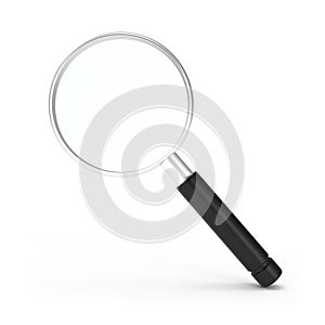 Search Icon Magnifying Glass on white