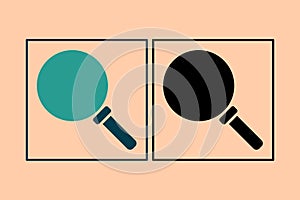 Search icon. icon related to UI elements. suitable for web site, app, user interfaces,element, printable etc. solid icon style.