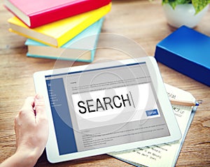 Search Internet Browse Information SEO Concept photo