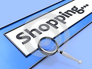 Search the Internet shopping address