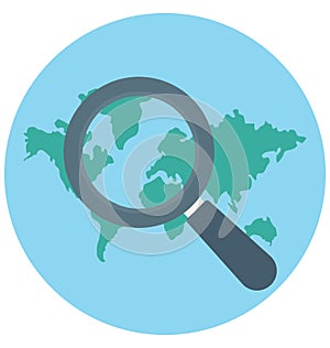 Search Location isolated vector icon which can be easily edit or modified