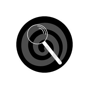 Search magnifying glass vector icon