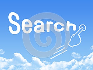 Search message cloud shape