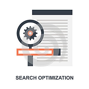 Search Optimization icon concept