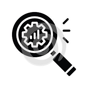 Search Optimization vector solid Icon Design illustration. Product management Symbol on White background EPS 10 File