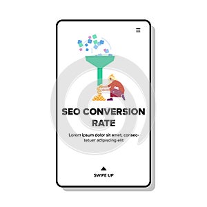 search seo conversion rate vector