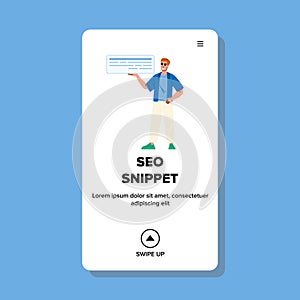 search seo snippet vector